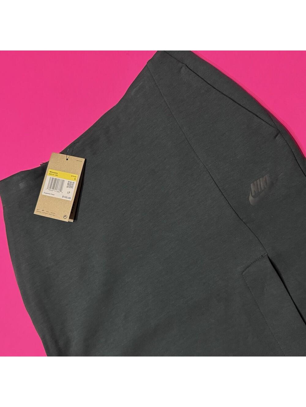 Nike Tech Pack Knit Skirt Green Gray Slim Fit IM6181-390 NEW $125 Women’s Small